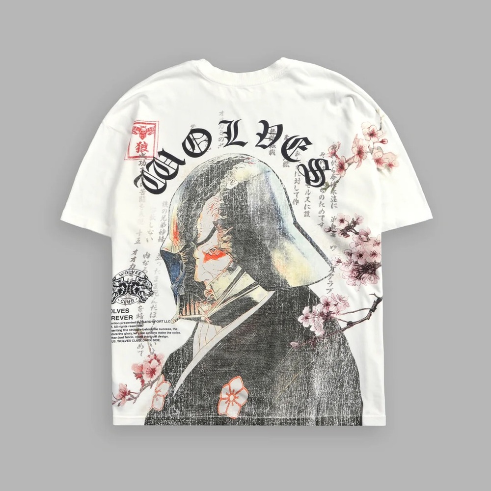 NO RETURN "PREMIUM" OVERSIZED TEE IN CREAM